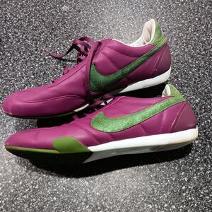Vintage Nike Sprint Sister Running Shoes Women 12 Deep‎ Purple Green Swoosh